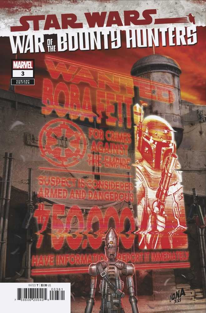 Star Wars War Bounty Hunters #3 (Of 5) Wanted Poster Variant | Odin's Place