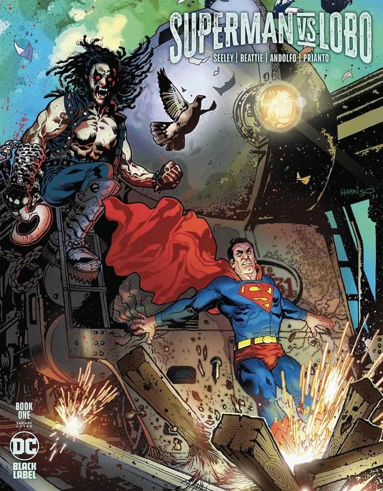 Superman vs Lobo #1 (Of 3) Cover C Tony Harris Variant (Mature) | Odin's Place