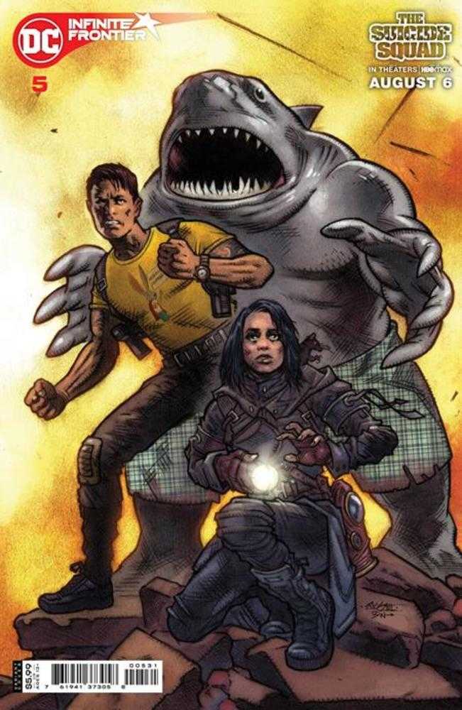 Infinite Frontier #5 (Of 6) Cover C John K Snyder III The Suicide Squad Movie Card Stock Variant | Odin's Place