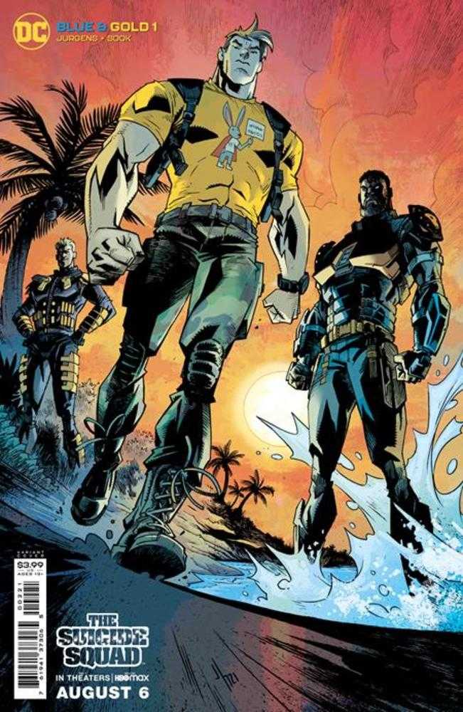 Blue & Gold #2 (Of 8) Cover B Jason Howard The Suicide Squad Movie Card Stock Variant | Odin's Place