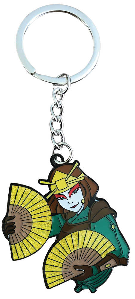 Avatar The Last Airbender Suki With Her Fans Keychain | Odin's Place