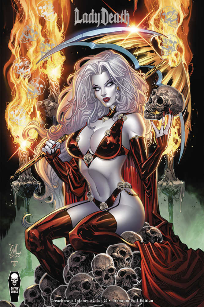 Lady Death Treacherous Infamy #2 (Of 2) Cover C Premium Foil E | Odin's Place