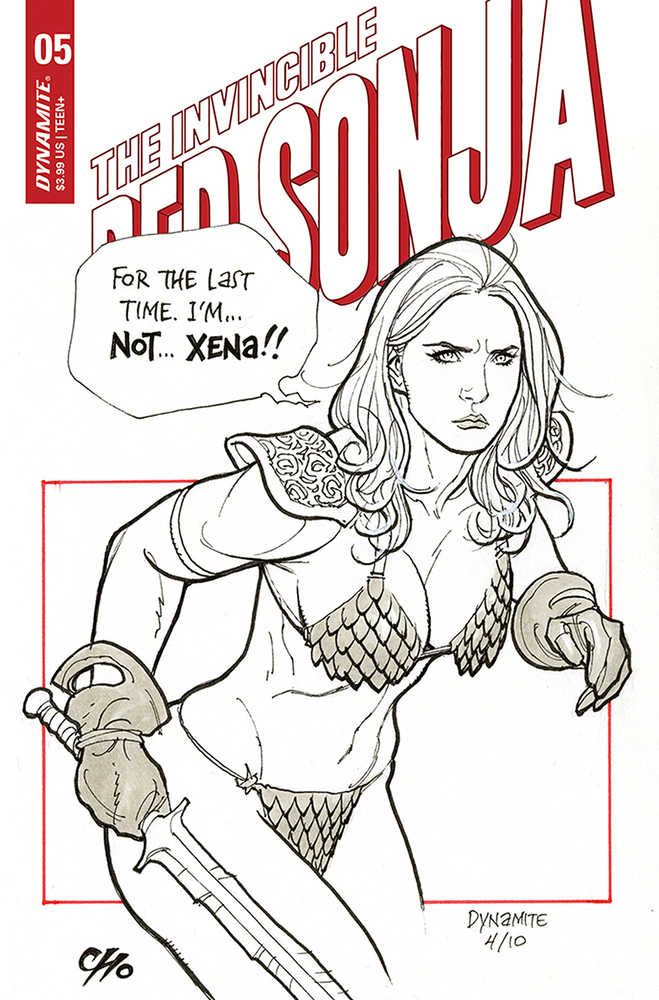 Invincible Red Sonja #5 Cover D Cho | Odin's Place