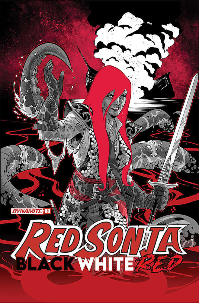 Red Sonja Black White Red #3 Cover B Izaakse | Odin's Place