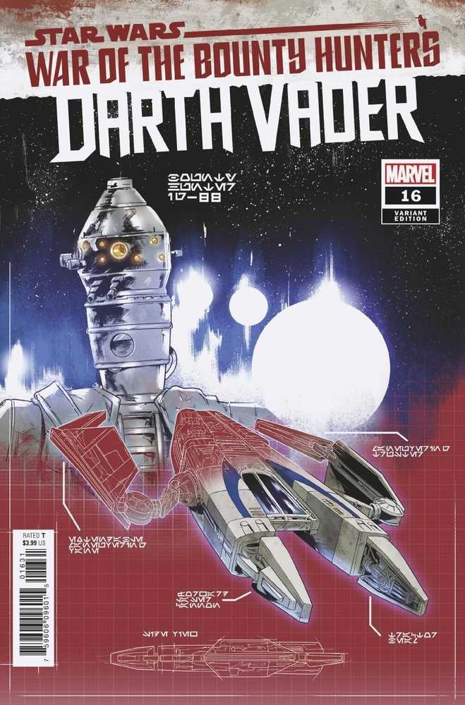 Star Wars Darth Vader #16 Villanelli Blueprint Variant Wobh | Odin's Place
