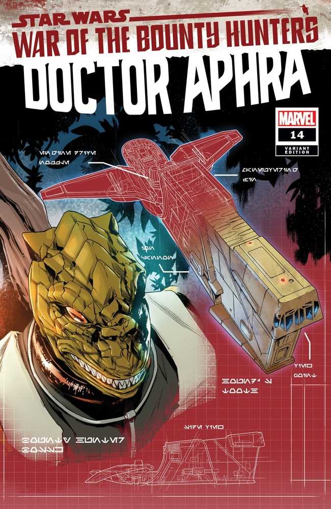 Star Wars Doctor Aphra #14 Villanelli Blueprint Variant Wobh | Odin's Place