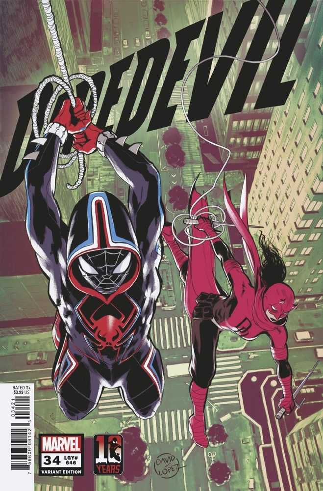 Daredevil #34 Miles Morales 10th Anniv Variant | Odin's Place