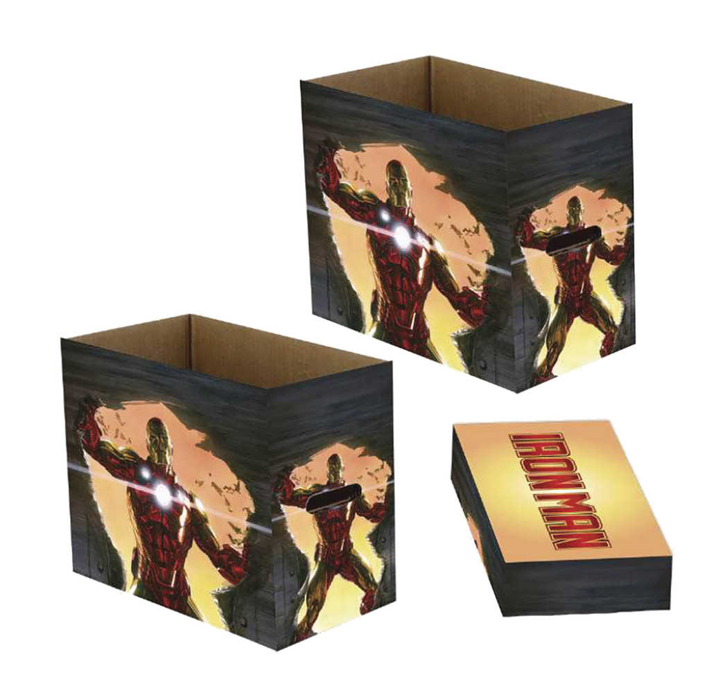 Marvel Invincible Iron Man 5pk Short Comic Storage Box | Odin's Place