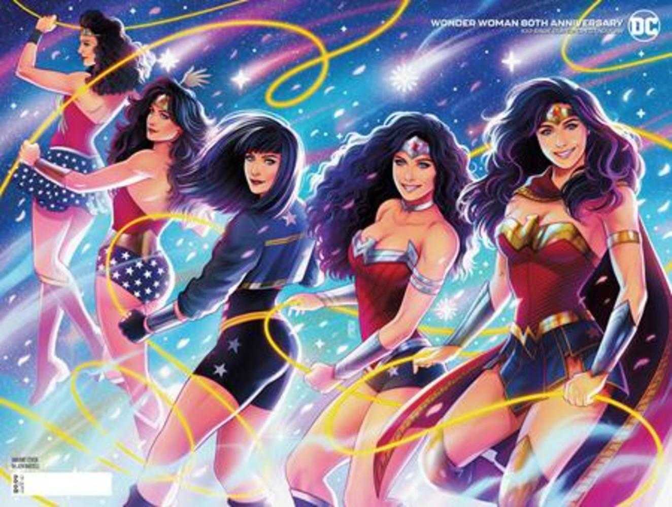 Wonder Woman 80th Anniversary 100-Page Super Spectacular #1 (One Shot) Cover E Jen Bartel Costume Celebration Wraparound Variant | Odin's Place