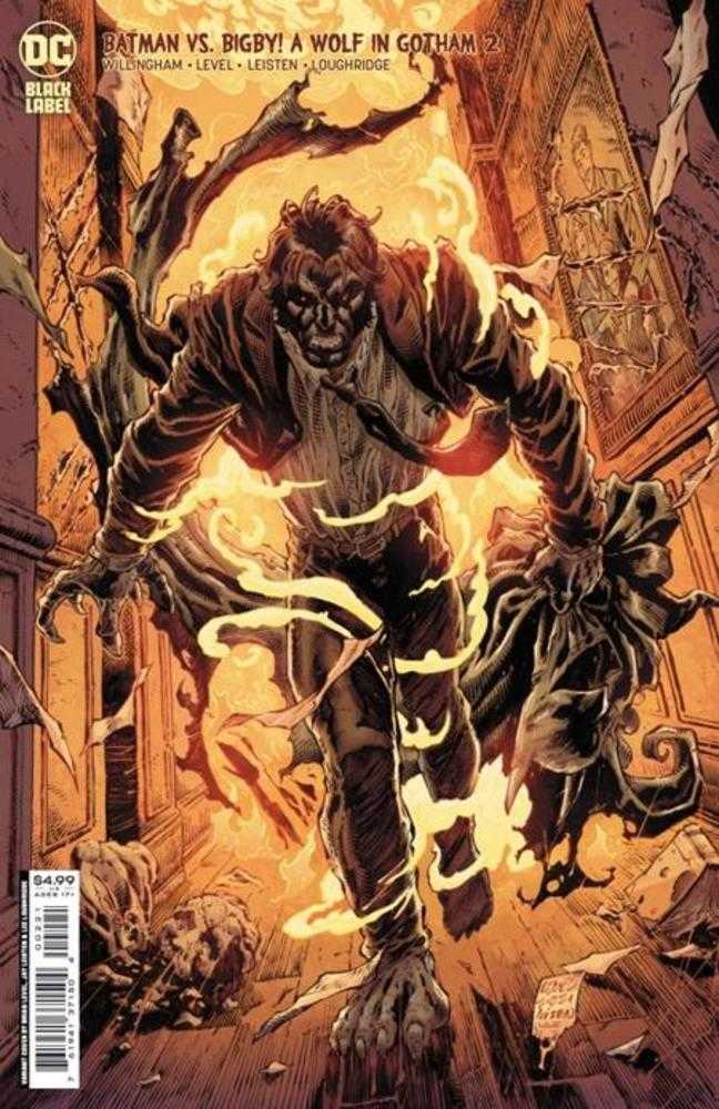 Batman vs Bigby A Wolf In Gotham #2 (Of 6) Cover B Brian Level & Jay Leisten Card Stock Variant (Mature) | Odin's Place