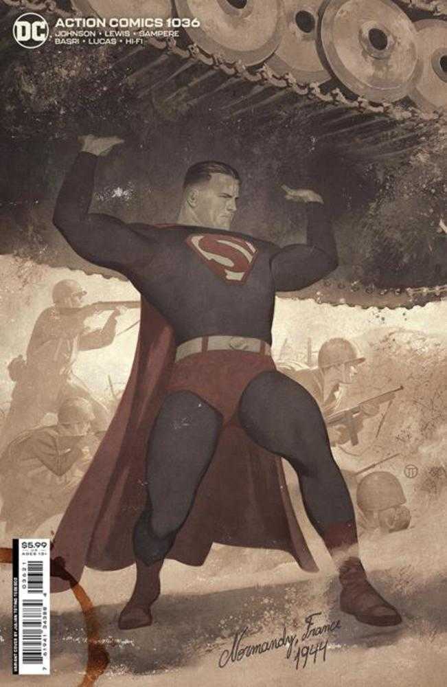 Action Comics #1036 Cover B Julian Totino Tedesco Card Stock Variant | Odin's Place