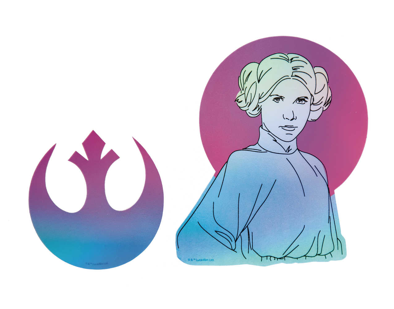 Star Wars Leia Organa Rebel Leader Holographic Device Decal | Odin's Place