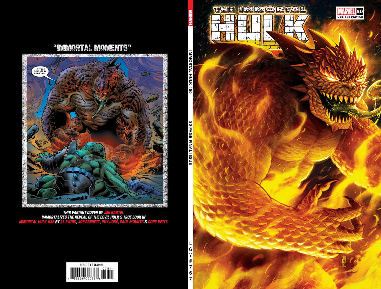 Immortal Hulk #50 Bartel Variant | Odin's Place