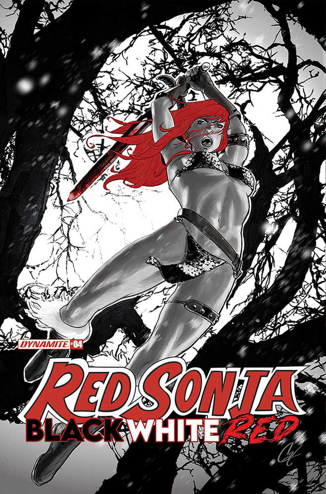 Red Sonja Black White Red #4 Cover B Staggs | Odin's Place
