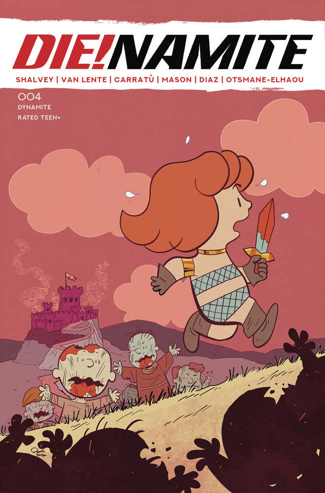Die!Namite #4 Cover H Peanuts Homage Foc Bonus | Odin's Place