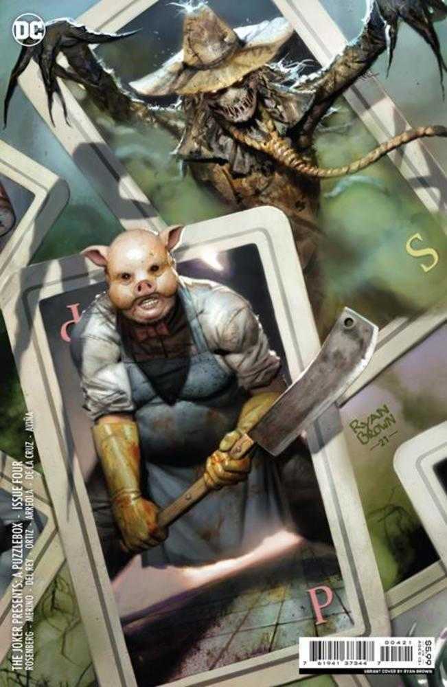 Joker Presents A Puzzlebox #4 (Of 7) Cover B Ryan Brown Card Stock Variant | Odin's Place