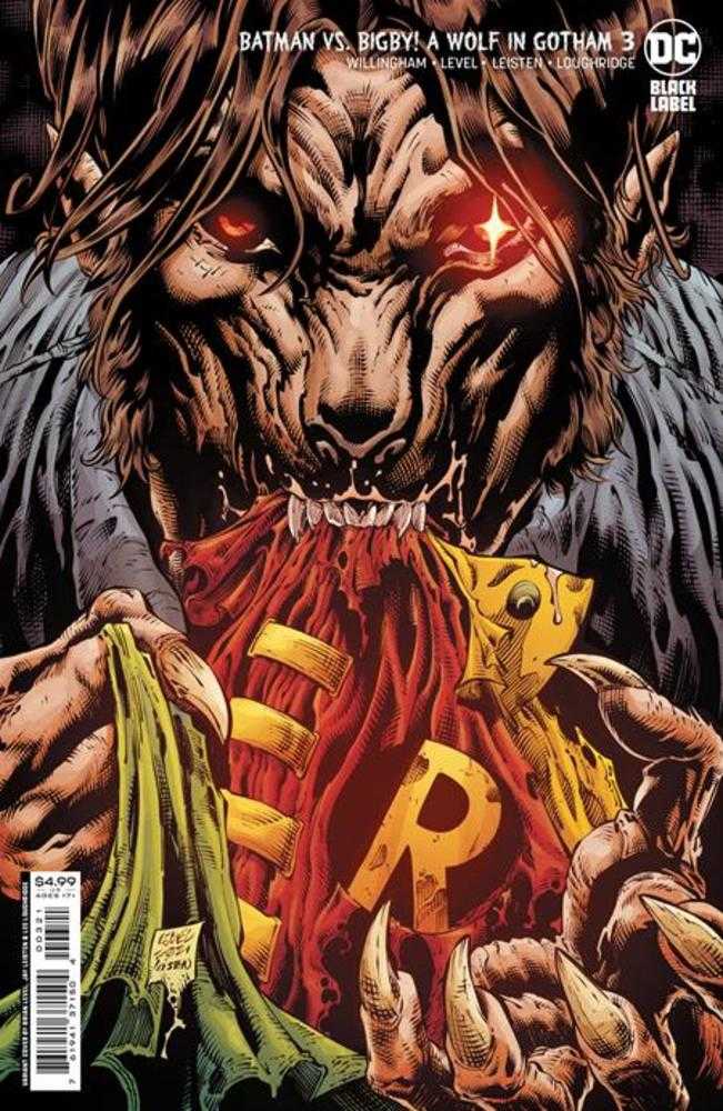 Batman vs Bigby A Wolf In Gotham #3 (Of 6) Cover B Brian Level & Jay Leisten Card Stock Variant (Mature) | Odin's Place