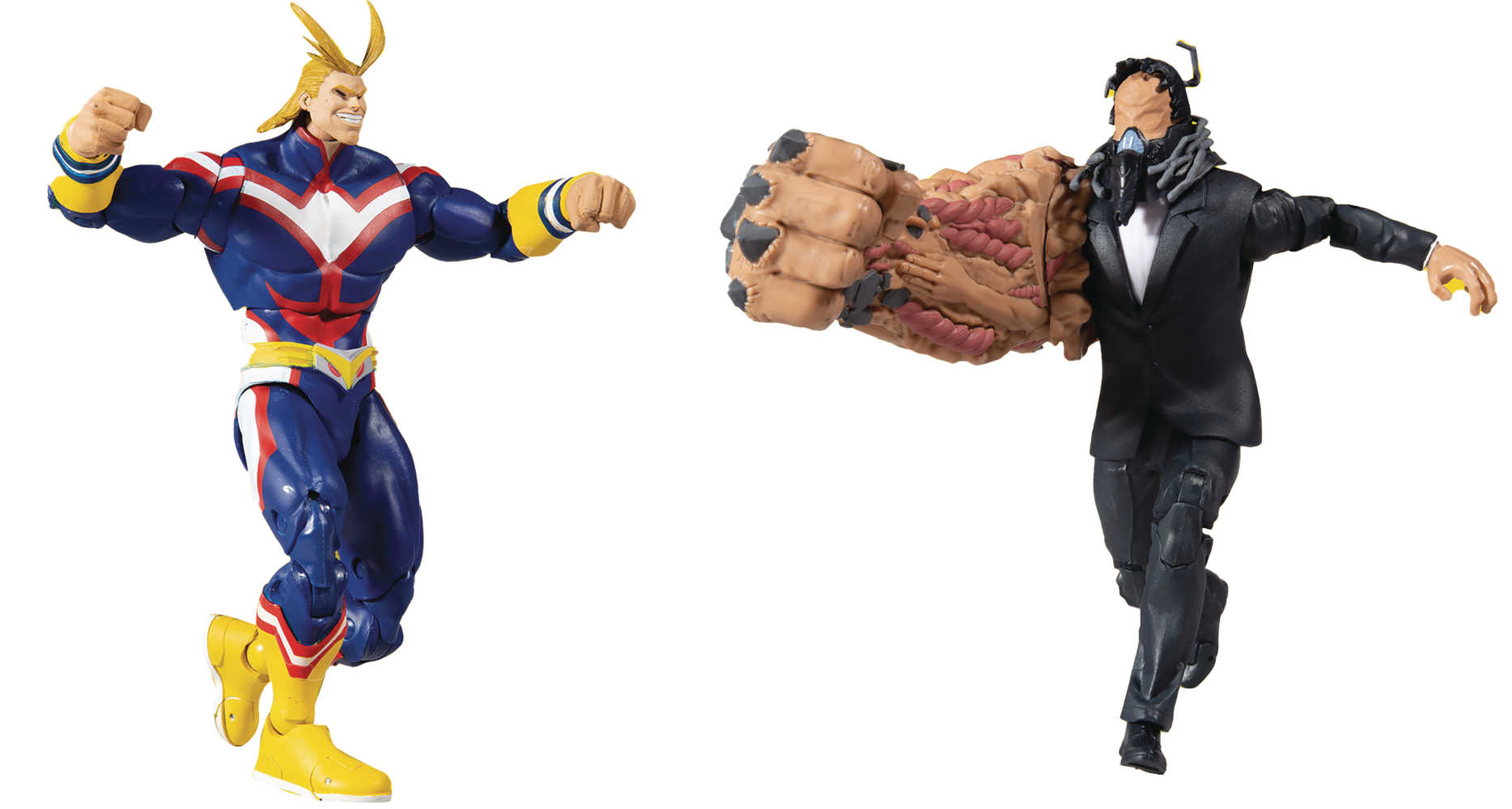 My Hero Academia All Might vs All For One 2pk Action Figure Case  | Odin's Place