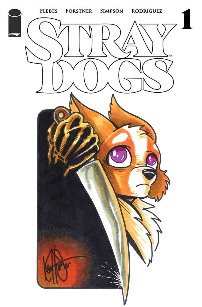 Df Stray Dogs #1 5TH Printing Blank Variant Haeser Signed | Odin's Place