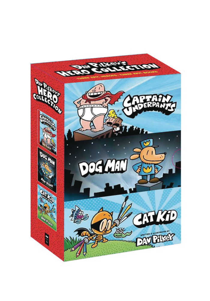 Dav Pilkey Hero Collection 3-Book Boxed Set | Odin's Place