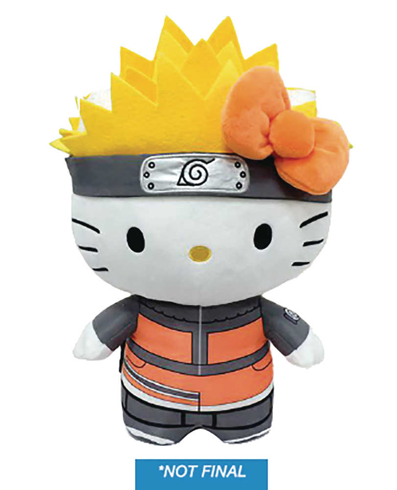 Naruto X Hello Kitty 13 Inch Plush Naruto | Odin's Place