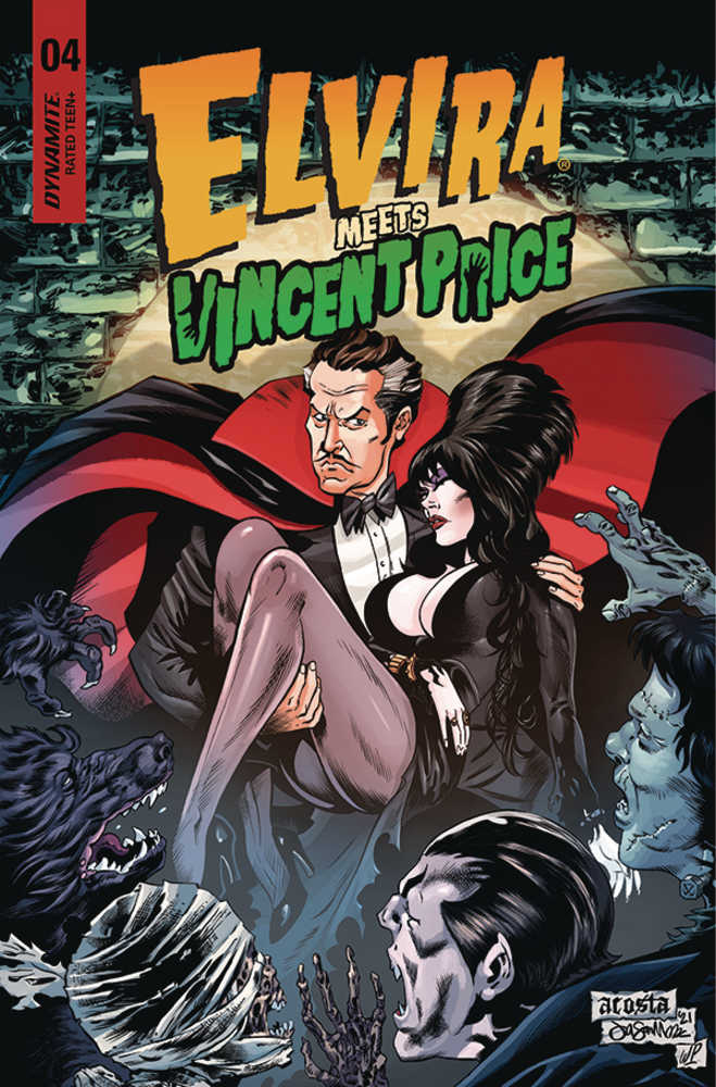 Elvira Meets Vincent Price #4 Cover A Acosta | Odin's Place