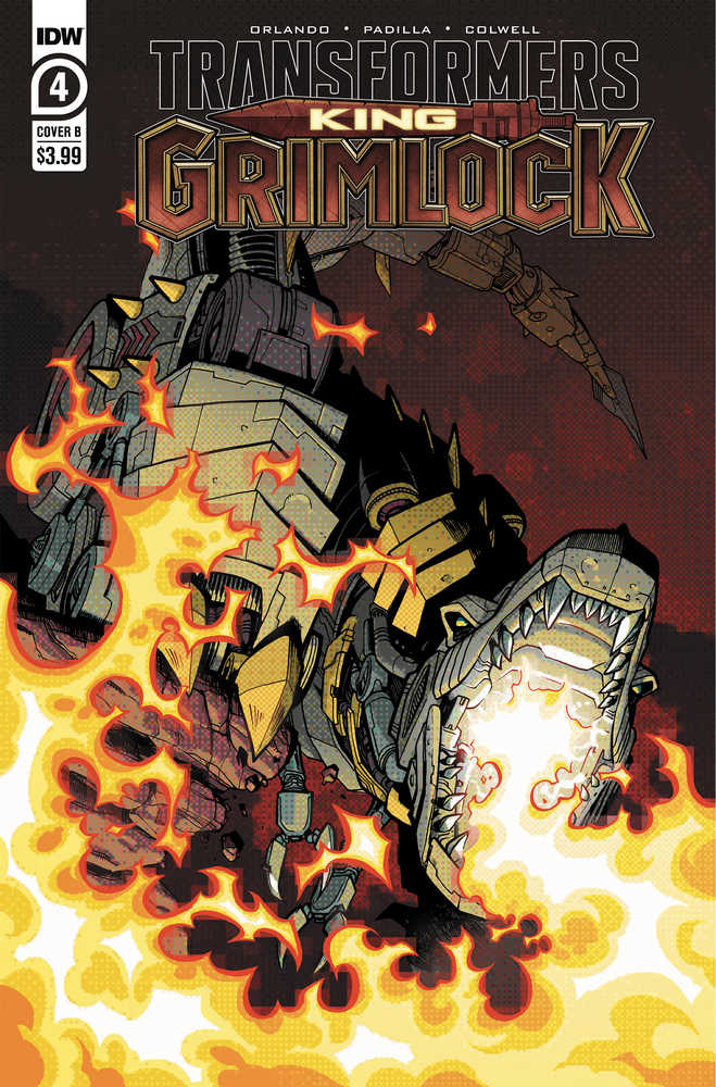 Transformers King Grimlock #4 (Of 5) Cover B Kyriazis | Odin's Place