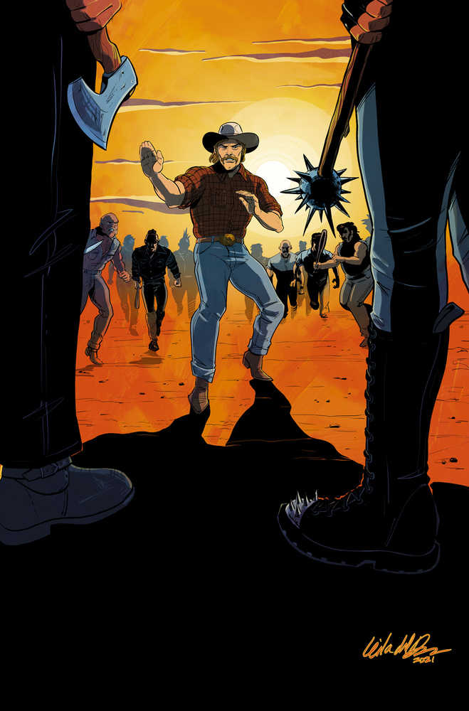 Six Sidekicks Of Trigger Keaton #6 Cover B Del Duca (Mature) | Odin's Place