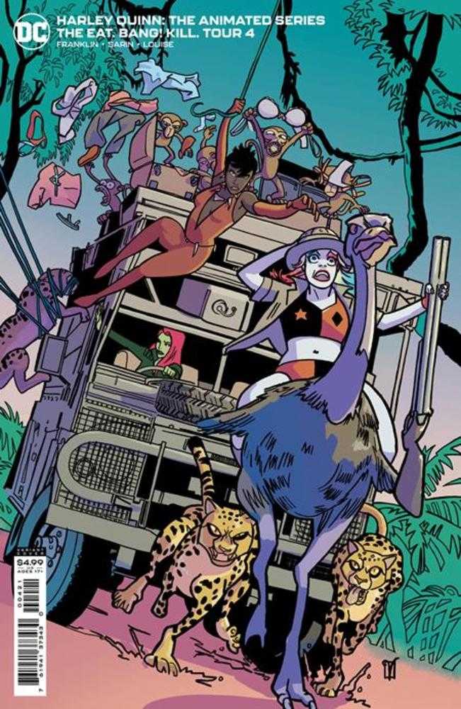 Harley Quinn The Animated Series The Eat Bang Kill Tour #4 (Of 6) Cover B Valentine De Landro Card Stock Variant (Mature) | Odin's Place