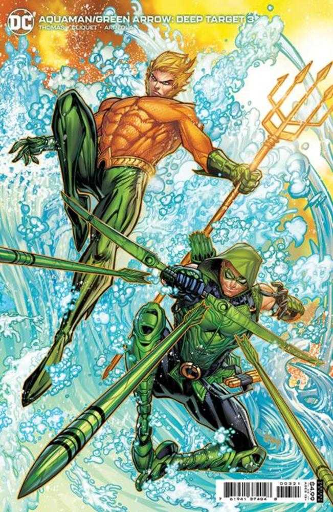 Aquaman Green Arrow Deep Target #3 (Of 7) Cover B Jonboy Meyers Card Stock Variant | Odin's Place