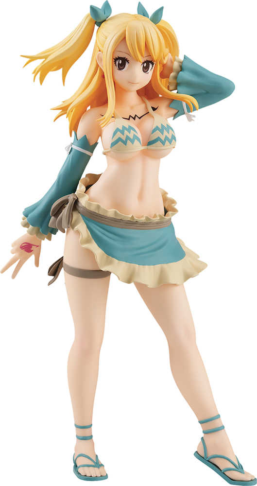 Fairy Tail Final Pop Up Parade Lucy Heartfilia PVC Figure Aqua | Odin's Place