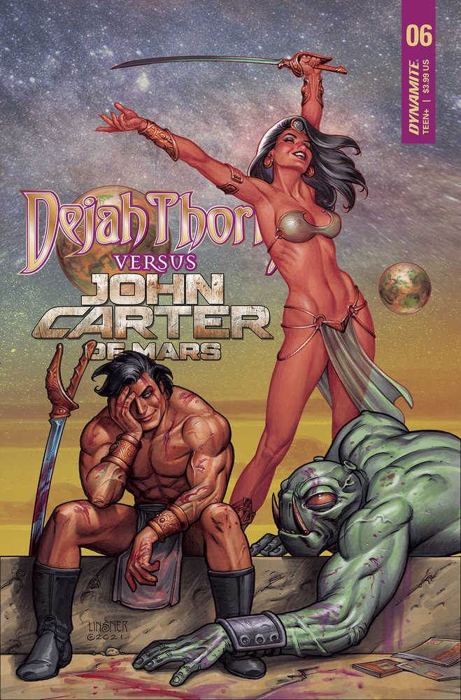 Dejah Thoris vs John Carter Of Mars #6 Cover B Linsner | Odin's Place