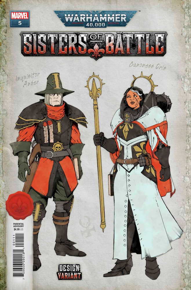 Warhammer 40k Sisters Battle #5 (Of 5) Salazar Design Variant (M | Odin's Place