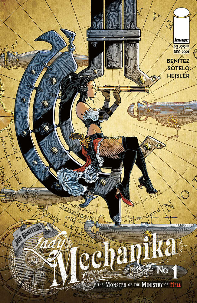 Lady Mechanika Monster Of Ministry #1 (Of 4) Cover B Vatine | Odin's Place