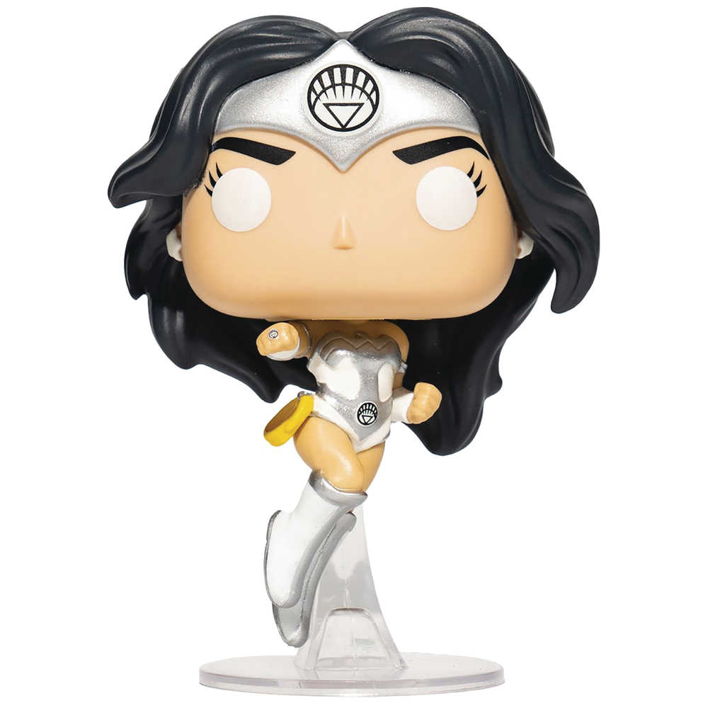 Pop Wonder Woman 80th White Lantern Gitd Vinyl Figure | Odin's Place