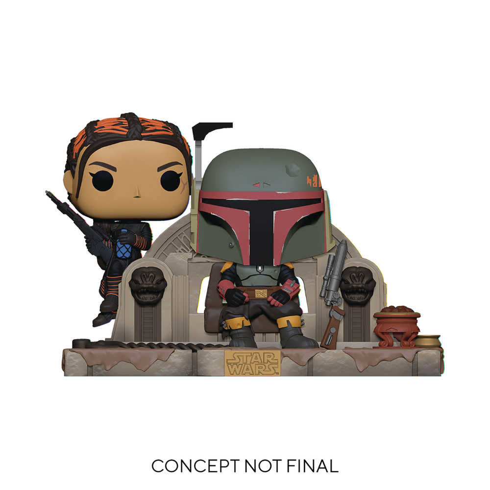 Pop Moment Mandalorian Boba Fett & Fennec Shand Vinyl Figure | Odin's Place