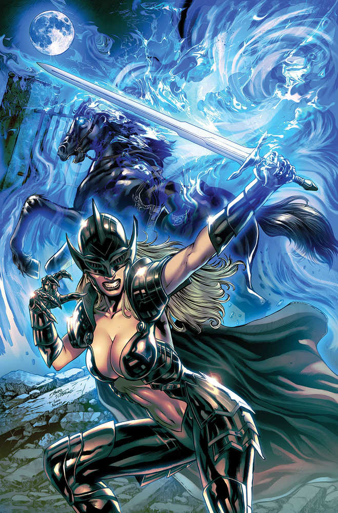 Grimm Univ Presents Quarterly Black Knight Cover A Vitorino | Odin's Place