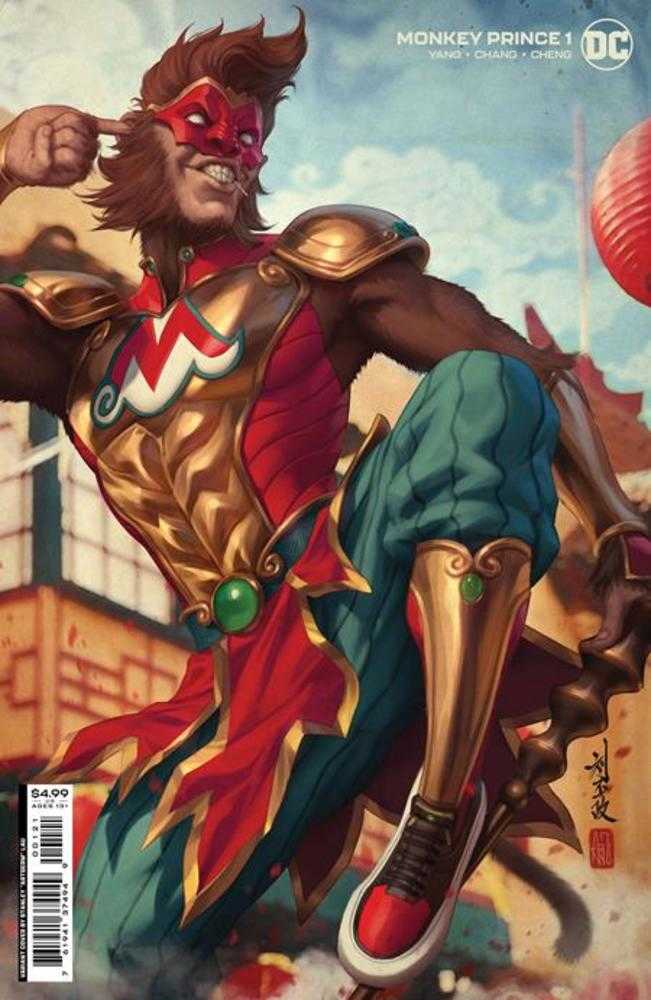 Monkey Prince #1 (Of 12) Cover B Stanley Artgerm Lau Card Stock Variant | Odin's Place