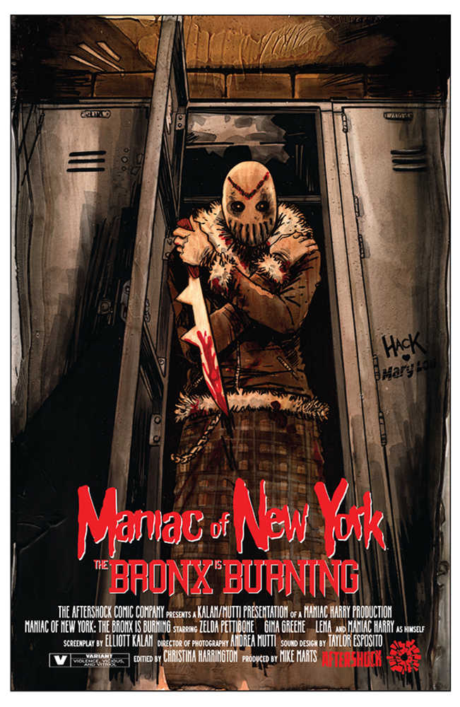 Maniac Of New York Bronx Burning #3 Cover B Robert Hack | Odin's Place