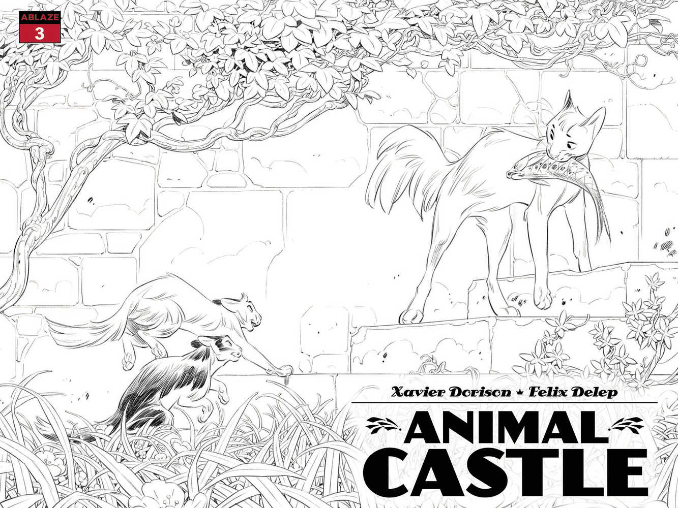 Animal Castle #3 Cover B Delep Miss B Wraparound (Mature) | Odin's Place