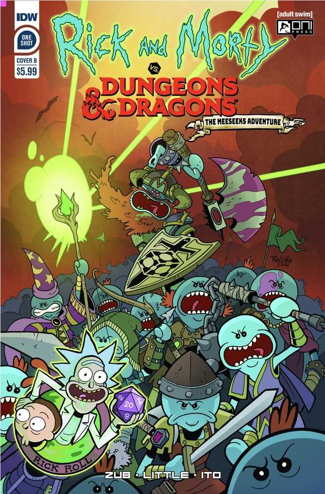 Rick & Morty vs Dungeons & Dragons Meeseeks Cover B Little | Odin's Place