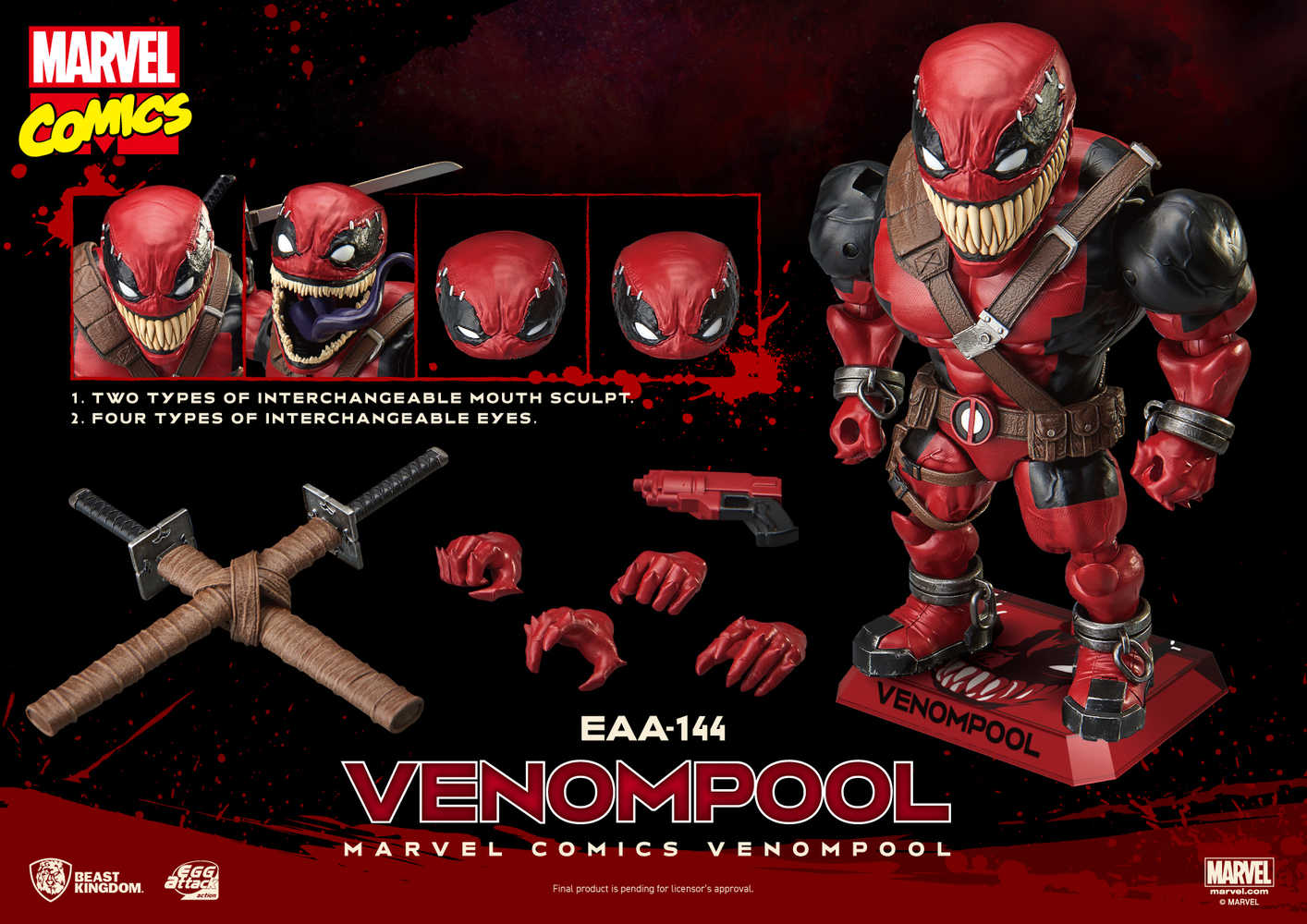 Marvel Comics Eaa-144 Venompool Action Figure | Odin's Place
