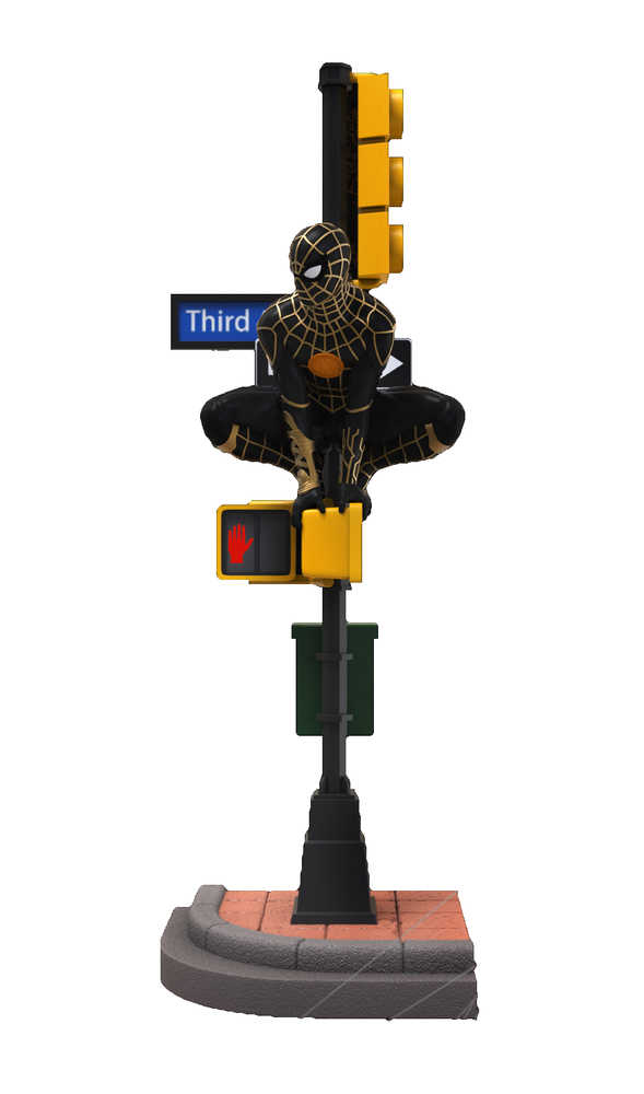 Spider-Man No Way Home Ds-102 Black & Gold Suit 6in Statue ( | Odin's Place