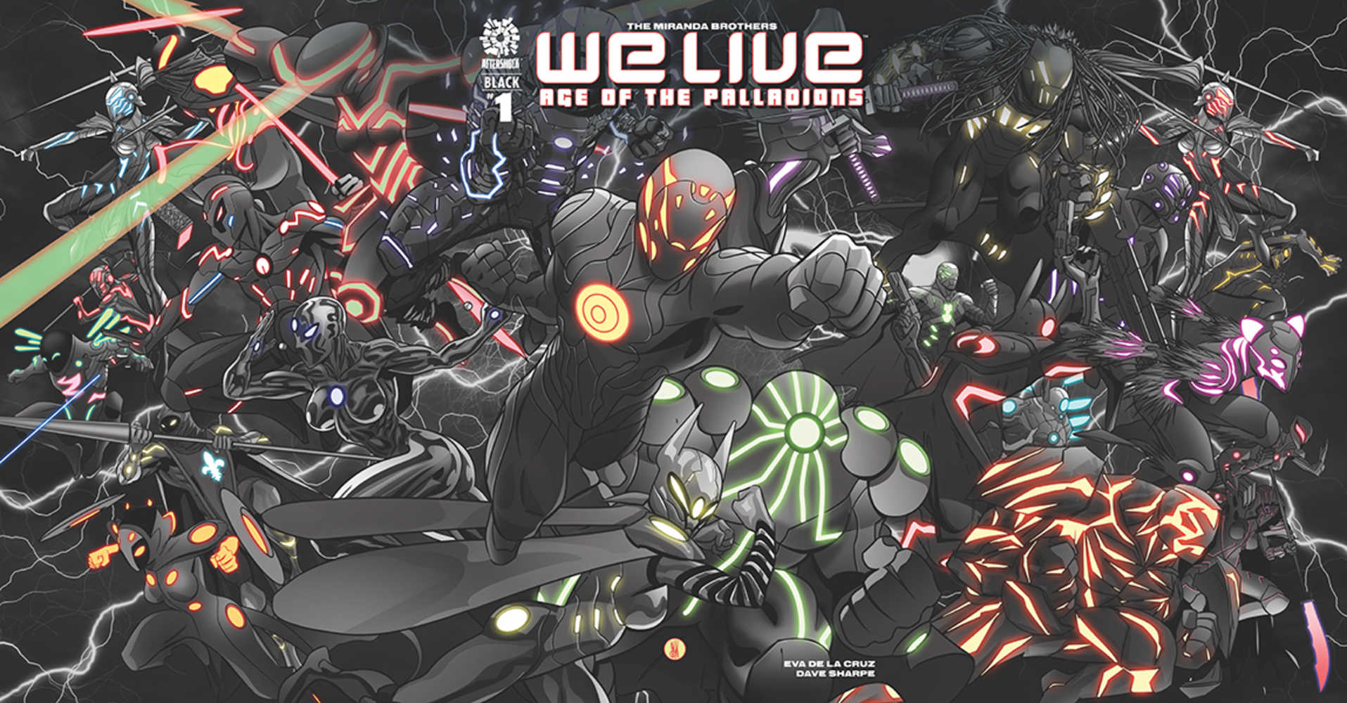 We Live Age Of Palladions #1 Black Cover A Miranda | Odin's Place