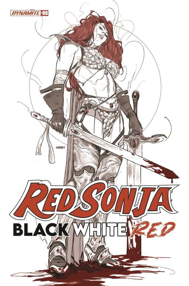 Red Sonja Black White Red #8 Cover B Sway | Odin's Place