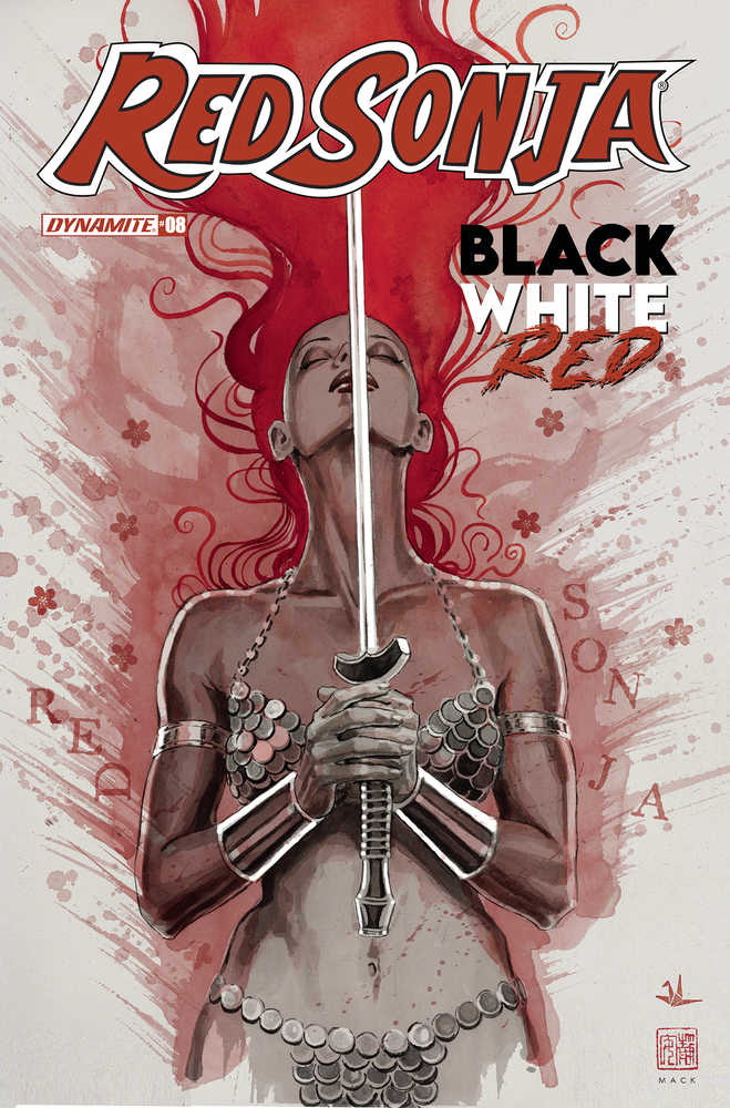 Red Sonja Black White Red #8 Cover A Mack | Odin's Place