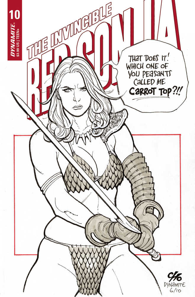 Invincible Red Sonja #10 Cover D Cho | Odin's Place