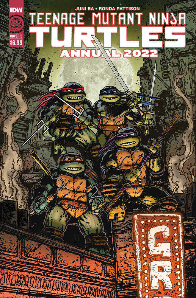 Teenage Mutant Ninja Turtles Annual 2022 Cover B Eastman | Odin's Place