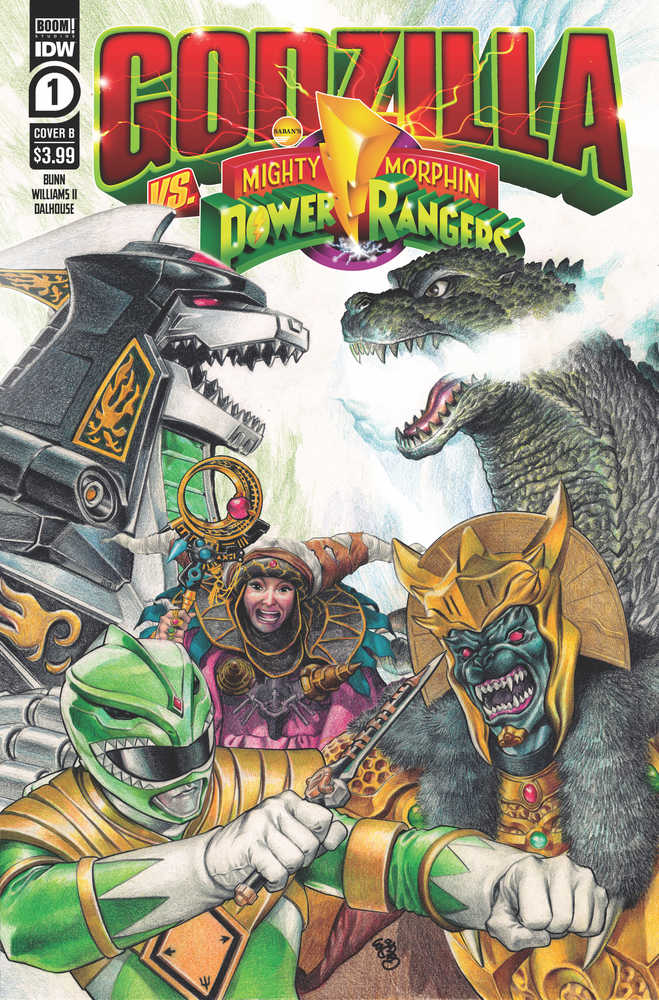 Godzilla vs Mmpr #1 (Of 5) Cover B Ej Su | Odin's Place
