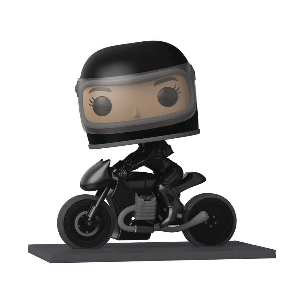 Pop Rides Deluxe The Batman Selina Kyle On Motorcycle Vinyl Figure ( | Odin's Place